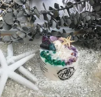 Magická svíčka s kouzlem vody MOŘSKÁ PANNA 150g