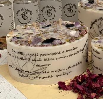 Sváteční magická svíčka RAHMIEL 315g