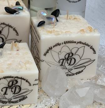 Magická svíčka BÍLÁ ANDĚLSKÁ AURA 200g