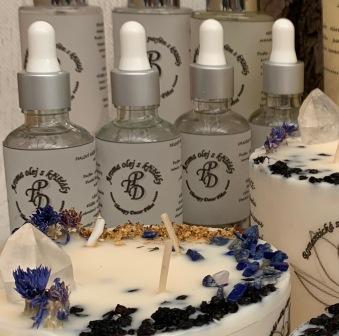 Přírodní aroma olej s křišťály a léčivými minerály ČEKANKOVÁ ROMANCE