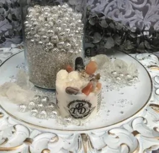 Lunární rituální svíčka UBÝVAJÍCÍ MĚSÍC  135g