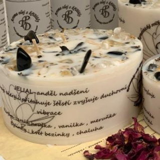 Sváteční magická svíčka JELIAL 315g