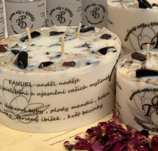 Sváteční magická svíčka FANUEL 315g