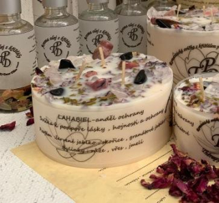 Sváteční magická svíčka LAHABIEL 315g