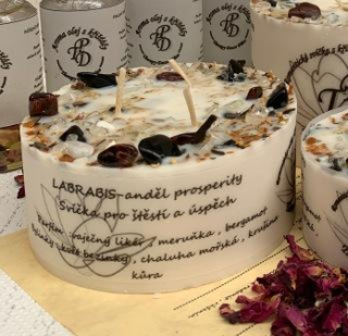 Sváteční magická svíčka LABRABIS 315g