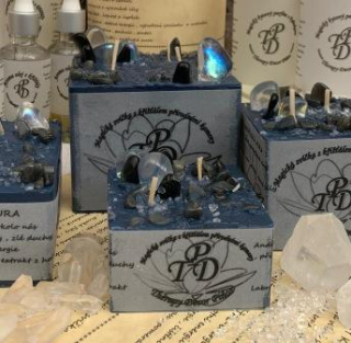 Magická svíčka ČERNÁ ANDĚLSKÁ AURA 490g