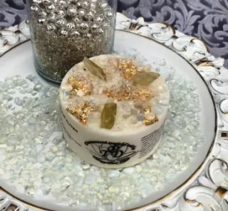 Diamantová svíčka se zlatem  315g